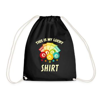 C’est ma chemise de bingo porte-bonheur - Sac de sport léger - noir - Devant