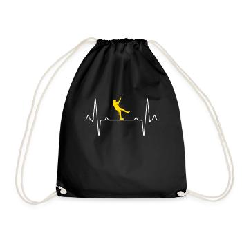 Escalade du rythme cardiaque - Sac de sport léger - noir - Devant