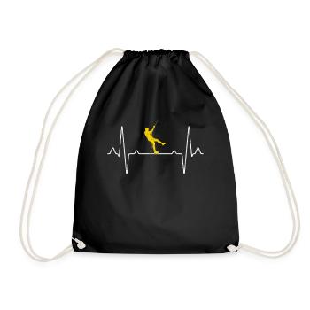 Escalade du rythme cardiaque - Sac de sport léger - noir - Devant