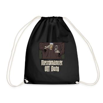 Nécromancien mort-vivant hors service Conception pour un - Sac de sport léger - noir - Devant