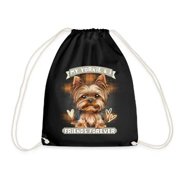Yorkshire Terrier, Yorkie, drôle de dicton - Sac de sport léger - noir - Devant