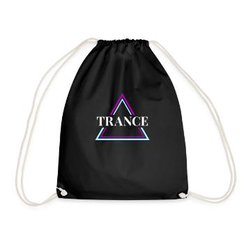 Trance House Party EDM Festival Goa Electro Rave - Turnbeutel - Schwarz - Vorne