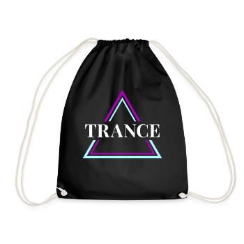 Trance House Party EDM Festival Goa Electro Rave - Turnbeutel - Schwarz - Vorne