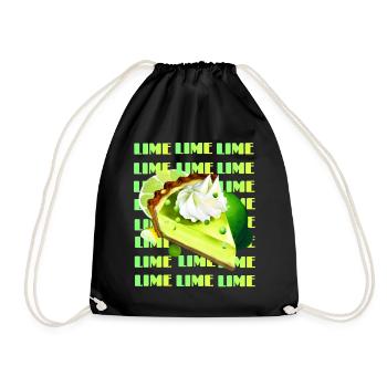 Key Lime Pie - Drawstring Bag - black - Front