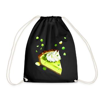 Lime Cake Lemon Lime - Drawstring Bag - black - Front