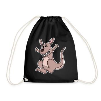 Kangourou - Sac de sport léger - noir - Devant