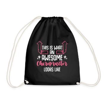 Chiropratique C’est ce qu’est un massage chiro génial - Sac de sport léger - noir - Devant