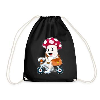 Pilz Bicycle - Drawstring Bag - black - Front