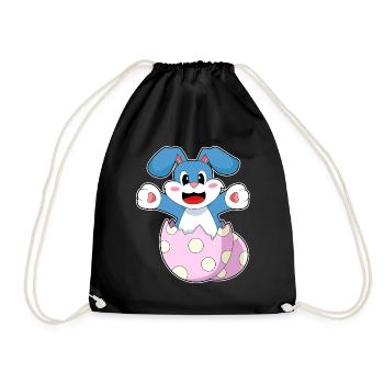 Oeuf de lapin - Sac de sport léger - noir - Devant