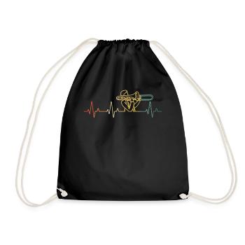 Trombone Joueur de trombone Tromboniste - Sac de sport léger - noir - Devant