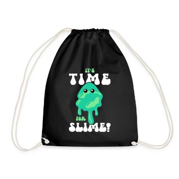 Mucus Puddle Cool Mignon Adorable pour Slime Maker - Sac de sport léger - noir - Devant