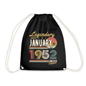 Legendary Since January 1952 Limited Edition - Turnbeutel - Schwarz - Vorne