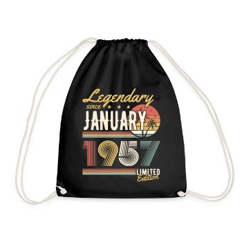 Legendary Since January 1957 Limited Edition - Turnbeutel - Schwarz - Vorne