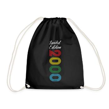 Limited Edition 2000 - Drawstring Bag - black - Front