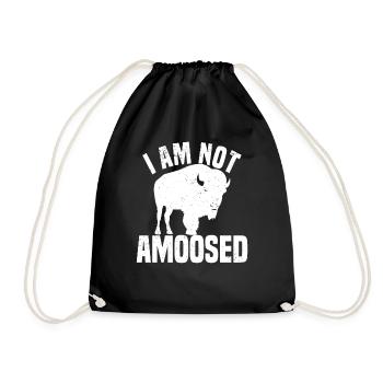 Buffle Bison Buffle Amérindien - Sac de sport léger - noir - Devant