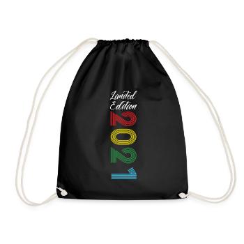 Limited Edition 2021 - Drawstring Bag - black - Front