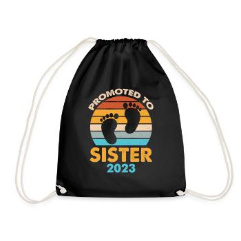 Promu à Sister 2023 Retro Sunset - Sac de sport léger - noir - Devant