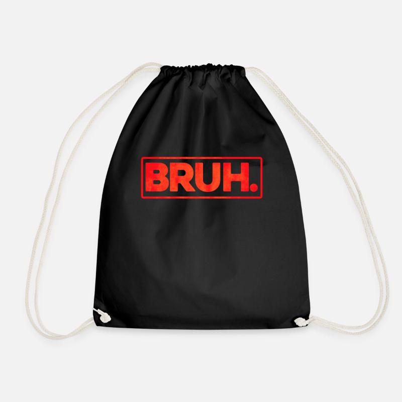 Bruh - Turnbeutel - Schwarz