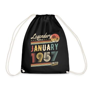 Legendary Since January 1957 Limited Edition - Turnbeutel - Schwarz - Vorne