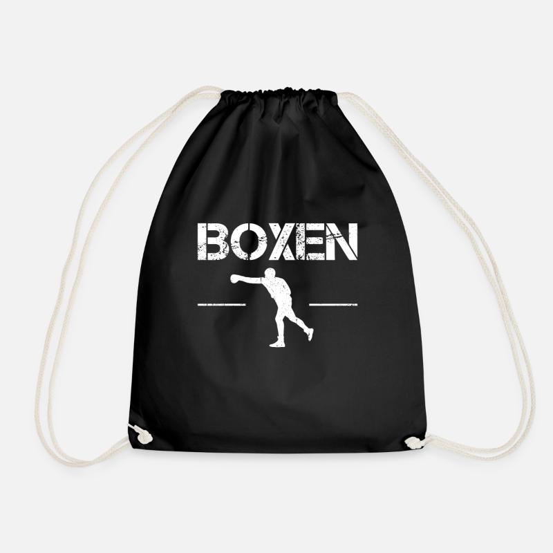 Boxen - Turnbeutel - Schwarz