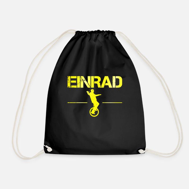 Einrad - Turnbeutel - Schwarz