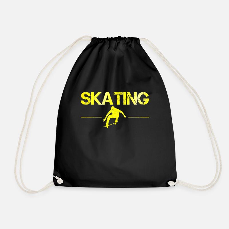 skating - Turnbeutel - Schwarz