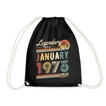 Legendary Since January 1973 Limited Edition - Turnbeutel - Schwarz - Vorne