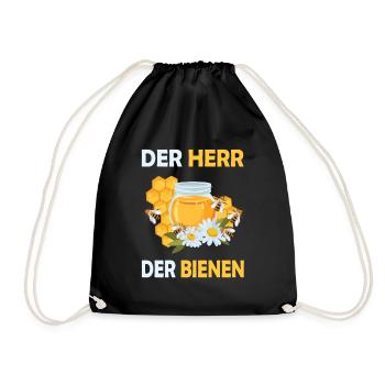 Apiculture et miel - Sac de sport léger - noir - Devant