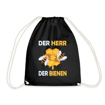Apiculture et miel - Sac de sport léger - noir - Devant