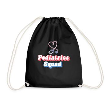 Enfants Infirmière Pédiatrie infantile - Sac de sport léger - noir - Devant