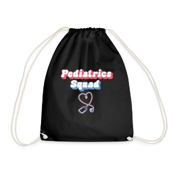 Enfants Infirmière Pédiatrie infantile - Sac de sport léger - noir - Devant