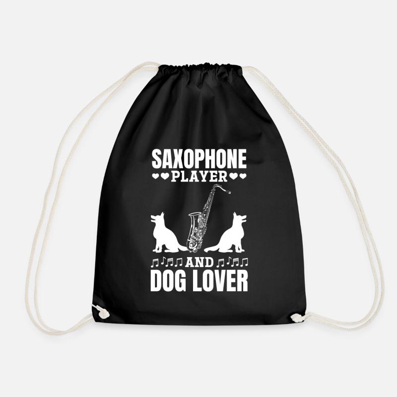 Saxophone Player Saxophonist Saxophone Player And - Turnbeutel - Schwarz