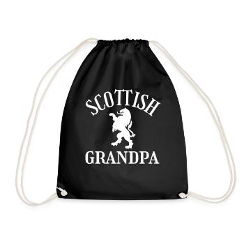 Grand-père écossais grand-père écossais - Sac de sport léger - noir - Devant