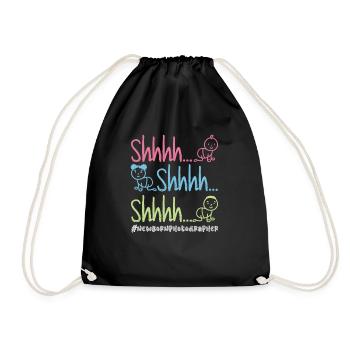 Newborn Photographer Baby Photography Saying - Drawstring Bag - black - Front