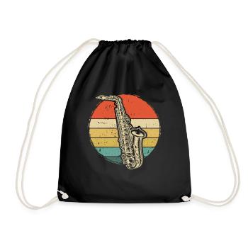 Saxophone Saxophoniste Saxophoniste - Sac de sport léger - noir - Devant