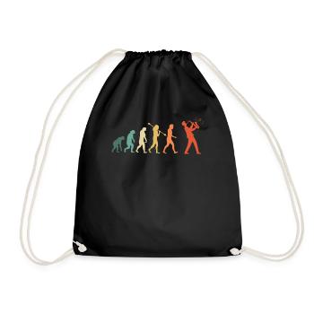 Saxophone Saxophoniste Saxophoniste - Sac de sport léger - noir - Devant