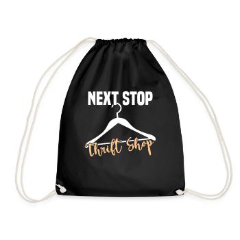 Secondhand Shop Secondhand Eco Hipster Used - Drawstring Bag - black - Front