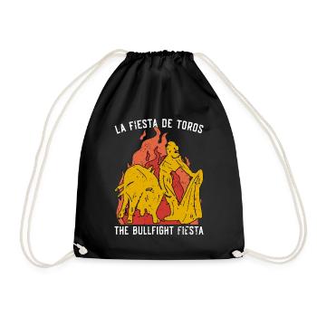 Bullfighting La Fiesta De Toros Loves Rodeo Clown - Drawstring Bag - black - Front