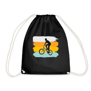 BMX Rétro - Sac de sport léger - noir - Devant
