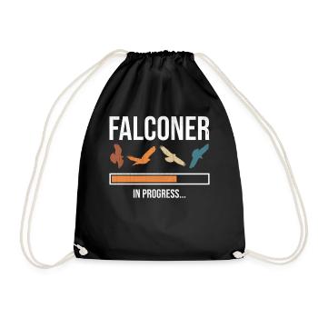 Falconer In Progress - Turnbeutel - Schwarz - Vorne