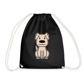 Chiens propriétaires de chiens - Sac de sport léger - noir - Devant