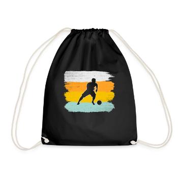 Football Rétro - Sac de sport léger - noir - Devant