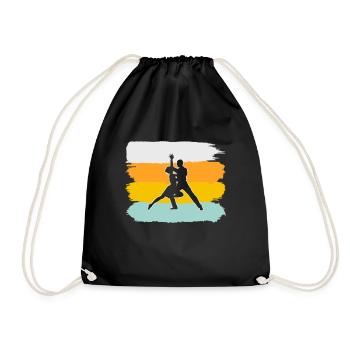Dancing Retro - Drawstring Bag - black - Front