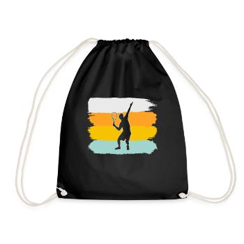 Tennis Rétro - Sac de sport léger - noir - Devant