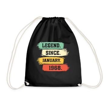 Légende depuis janvier 1968 Edition limitée - Sac de sport léger - noir - Devant