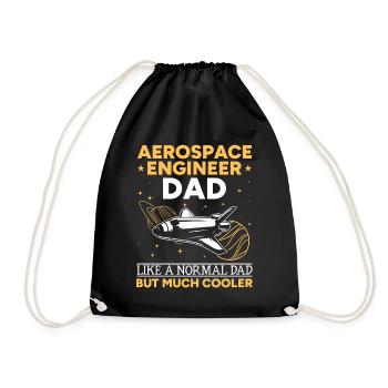 Space Travel Space Exploration Aerospace Engineer - Turnbeutel - Schwarz - Vorne