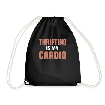 Secondhand Shop Secondhand Eco Hipster Used - Drawstring Bag - black - Front