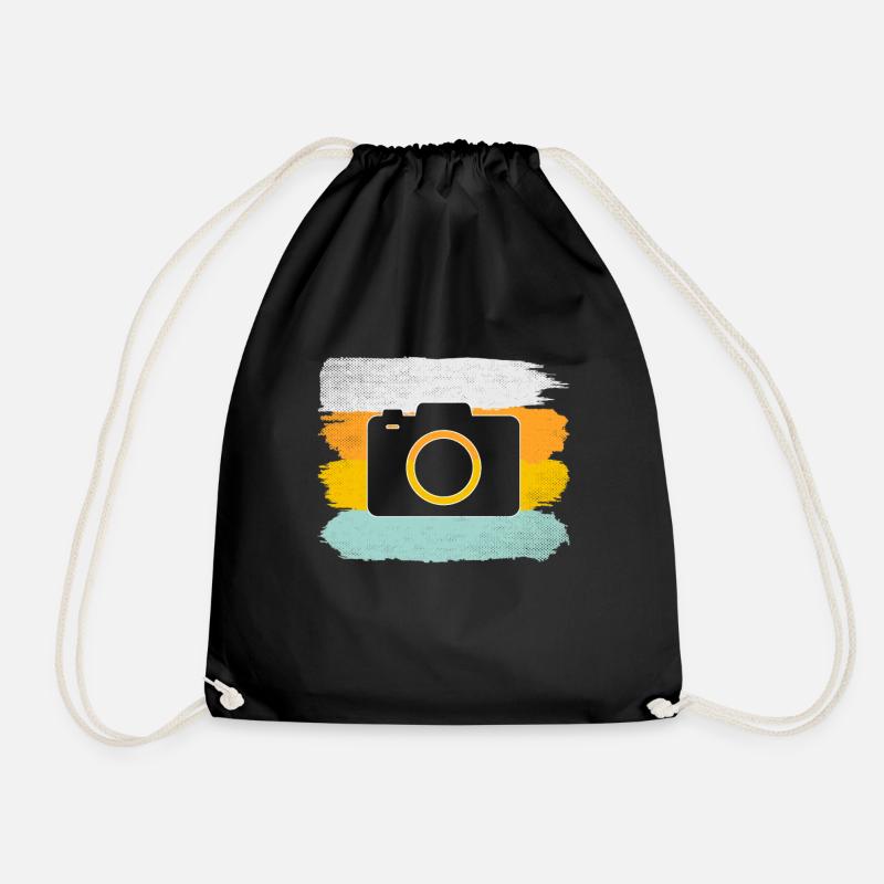 Fotografie Retro - Turnbeutel - Schwarz