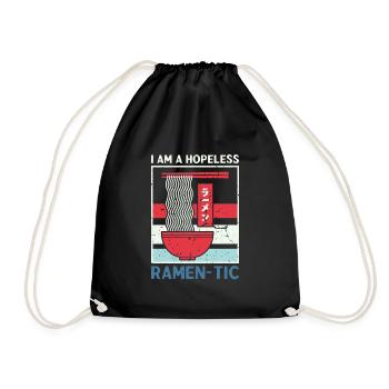 Hopeless Ramentic Ramen Noodles Japanese Noodles - Drawstring Bag - black - Front