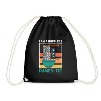 Hopeless Ramentic Ramen Noodles Japanese Noodles - Drawstring Bag - black - Front